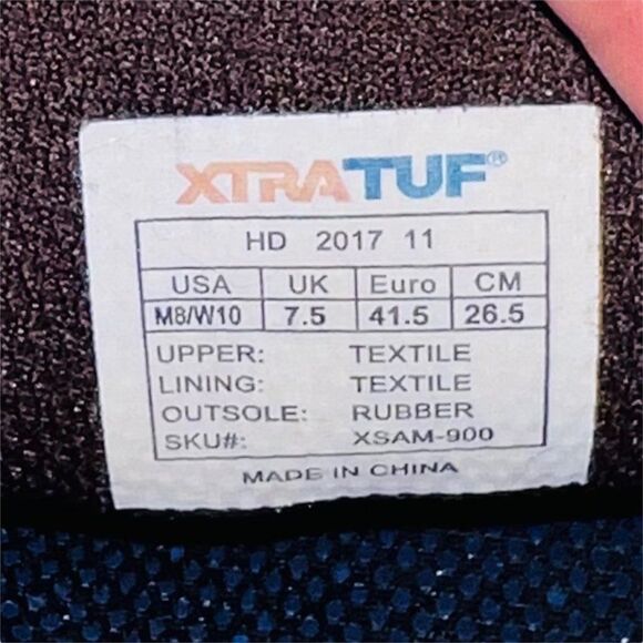 XtraTuf Sharkbyte Airmesh Slip-on Brown XSAM-900 Men's 8 Women's 10 - Picture 10 of 13